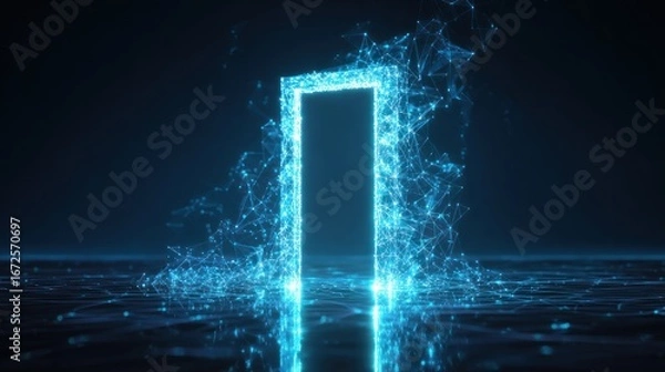 Obraz Abstract digital portal