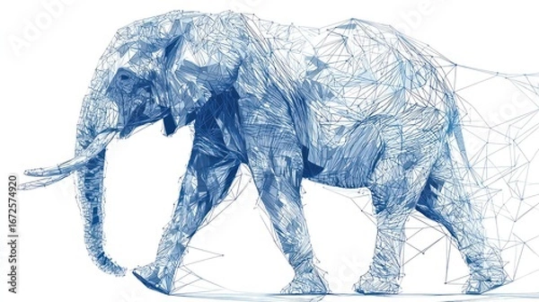 Obraz Abstract elephant design