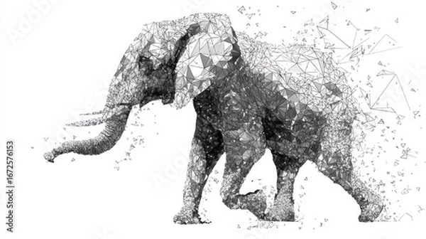 Obraz Abstract elephant (1)