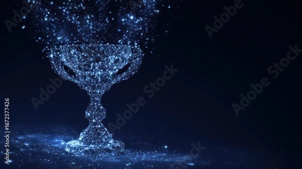 Obraz Abstract digital trophy (1)