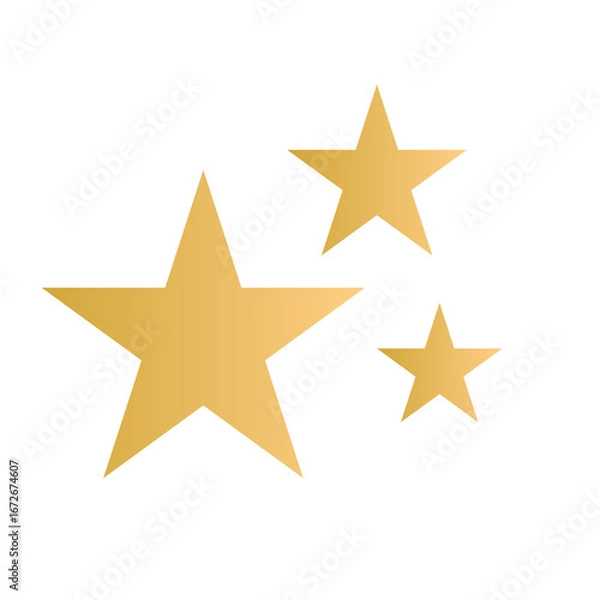 Obraz golden star icon
