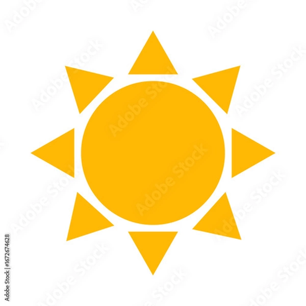 Obraz sun vector illustration