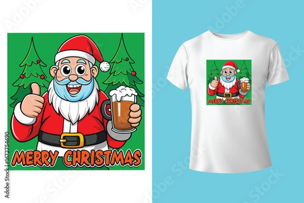 Fototapeta Dear Santa it was just a phase’ ugly Christmas sweater t-shirt design and SVG, available as calligraphy T-shirt design, EPS, SVG files for cutting, bags, cups, cards, in EPS 10 format