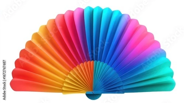 Obraz Colorful, graphic fan