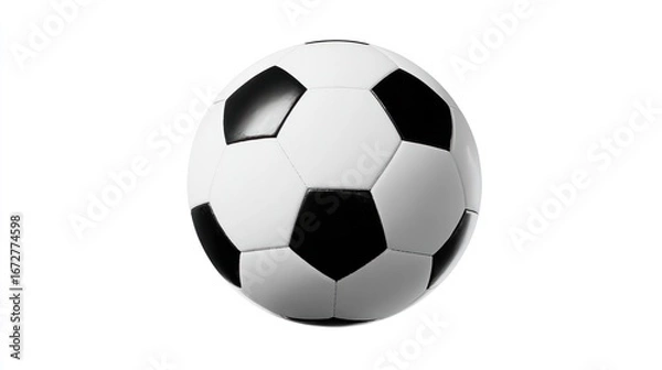 Obraz Soccer ball, white and black