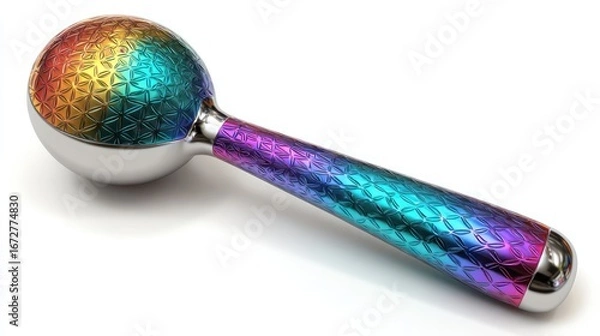 Obraz Rainbow ice cream scoop