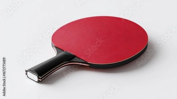 Obraz Red ping pong paddle