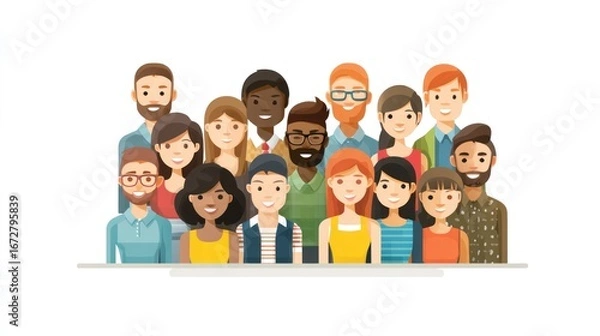 Obraz Diverse group portrait