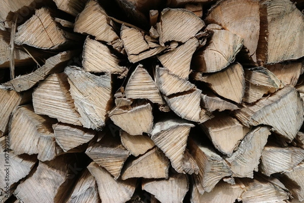 Obraz Brennholzstapel