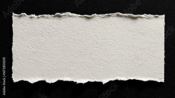 Obraz Blank paper texture with torn edges