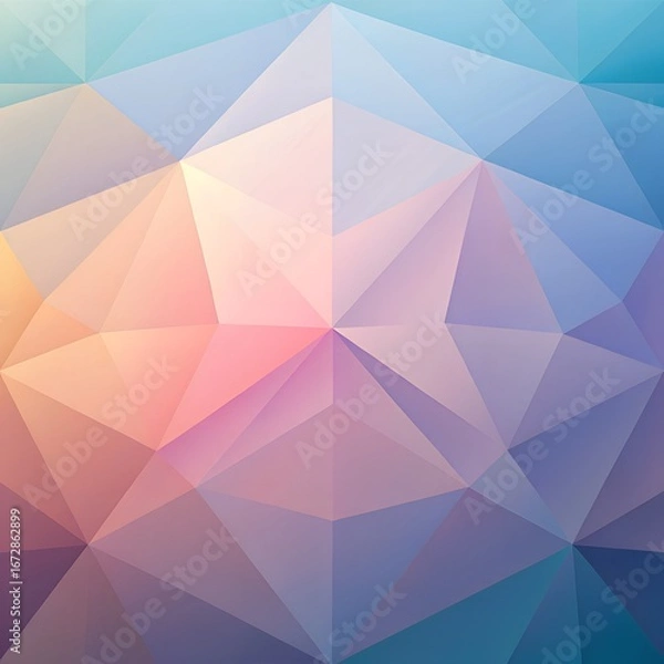 Fototapeta abstract background with triangles