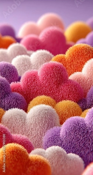 Fototapeta Colorful Cloud Candy