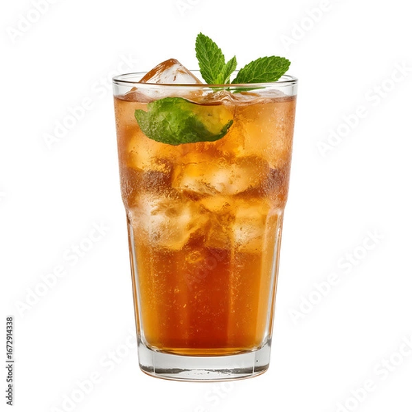 Obraz mojito cocktail isolated on white background