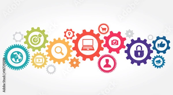 Fototapeta Aplikacje