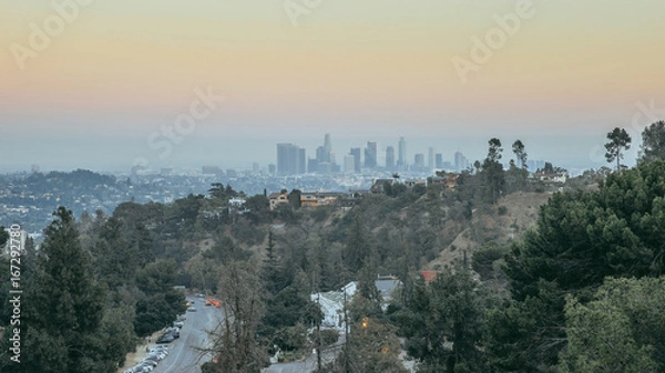 Obraz Downtown LA from Los Feliz