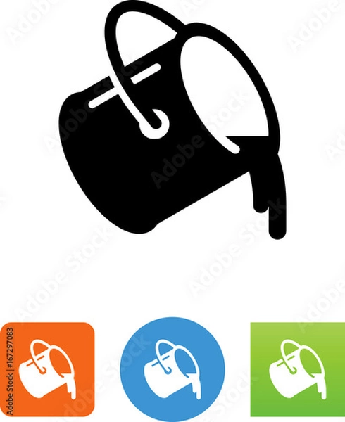 Obraz Pouring Paint Icon - Illustration