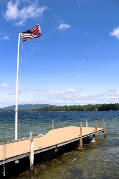 Obraz Old Glory Blowing in the Wind