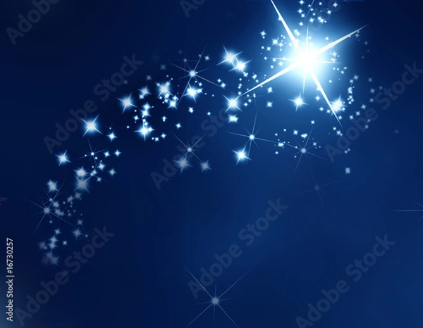 Obraz spadająca gwiazda