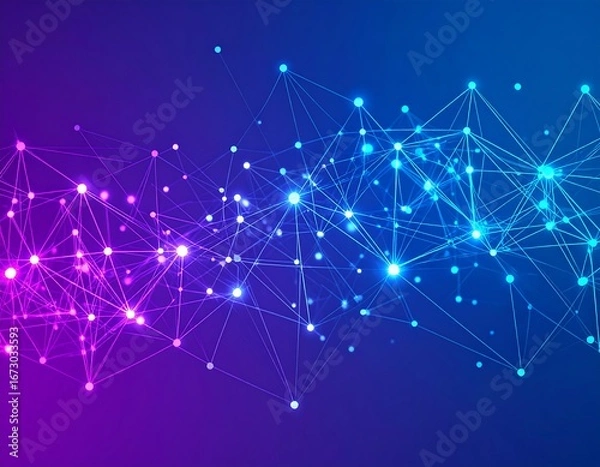 Fototapeta Abstract network graphic