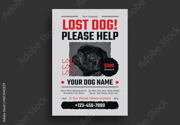 Obraz Lost Dog Flyer