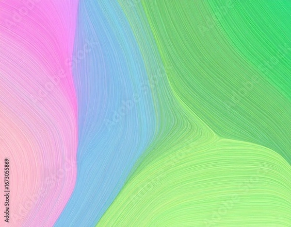 Fototapeta Abstract pastel gradient wavy background
