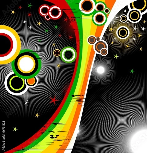 Obraz Abstract Template Background, Easily Editable.