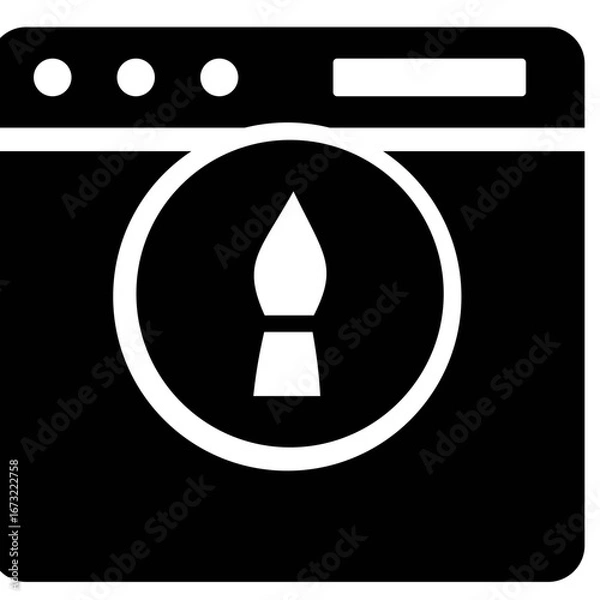 Obraz Web icon, graph icon