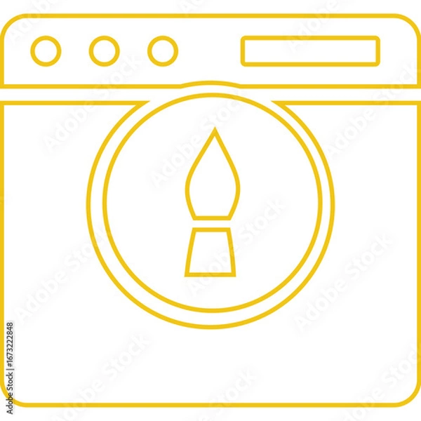 Obraz washing machine icon