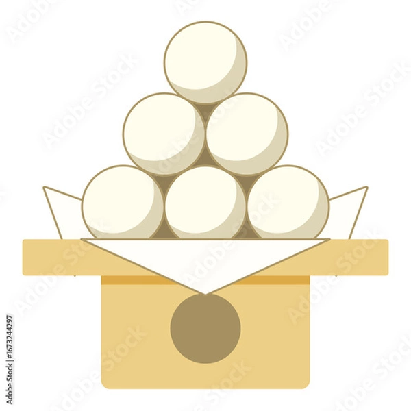 Obraz 団子、和菓子、月見、十五夜