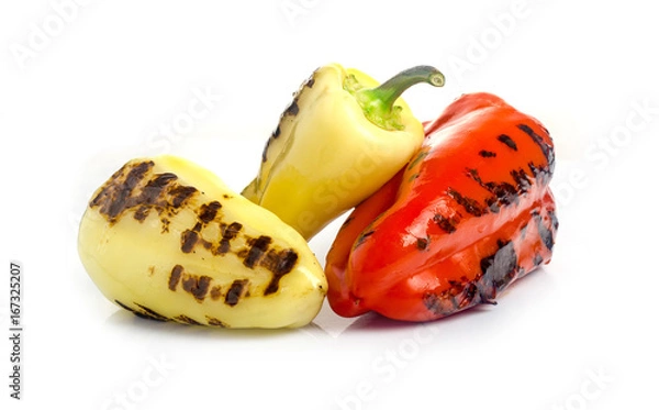 Fototapeta Bulgarian pepper grilled