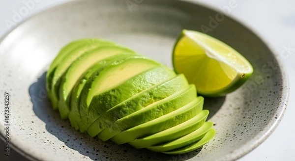 Obraz sliced kiwi on a plate
