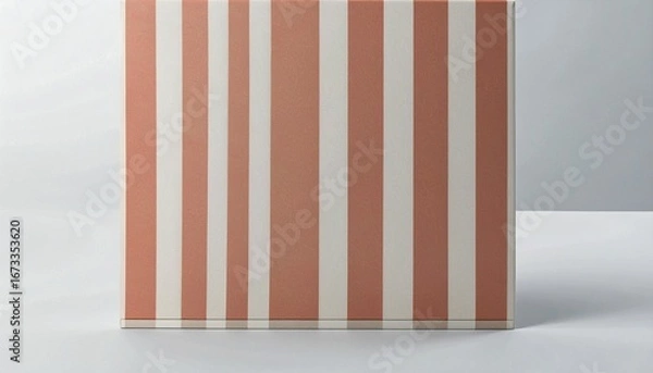 Fototapeta The image features a precision-sharp, horizontally sliced red beam pattern resembling a barcode. The slices are clean and vertical, creating a modern and geometric design. The pattern is laid out with