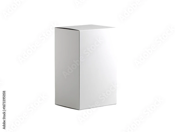 Fototapeta Blank white rectangular box (1)