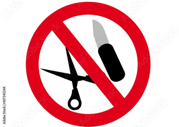 Obraz Brak oznak ostrych przedmiotów