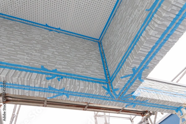 Obraz シール工事のマスキング