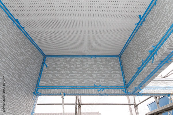 Obraz シール工事のマスキング