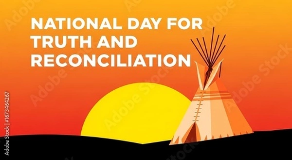 Fototapeta National Day for Truth and Reconciliation Remembering History and Building a Better Future