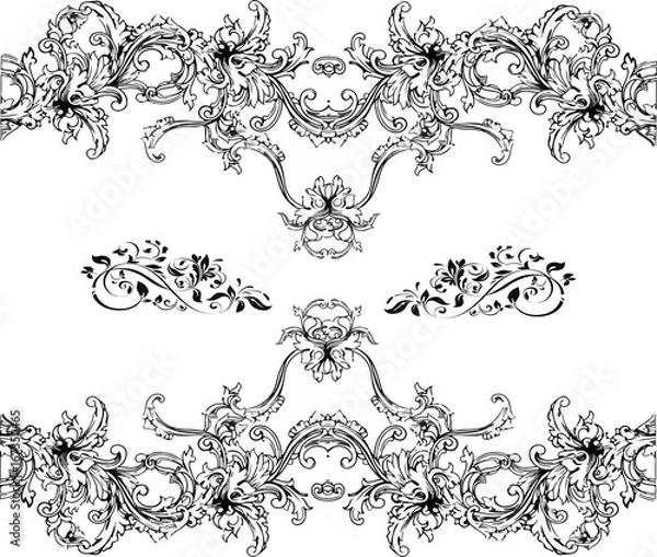 Fototapeta Baroque style