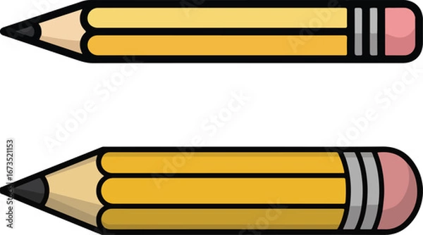 Obraz pencil and eraser