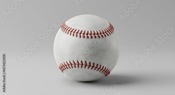 Fototapeta Baseball Isolated on White Background