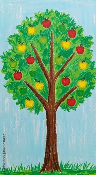 Obraz Pastel Orchard's Bounty