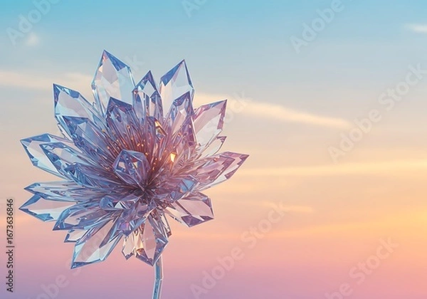 Obraz Celestial Crystal Bloom