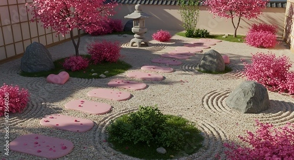 Obraz Heart's Path to Tranquility