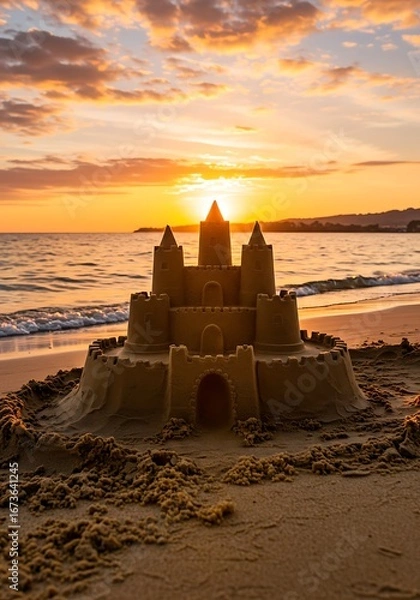 Obraz Sunset's Golden Majesty