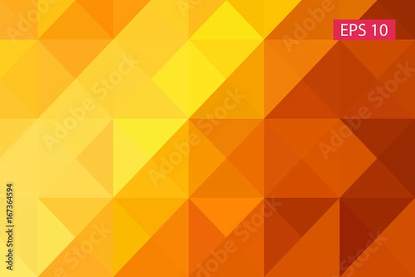 Obraz Abstract geometric background, vector from polygons, triangle, vector illustration, vector pattern, triangular template