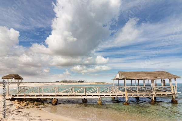 Obraz Holzsteg am Strand