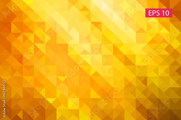 Obraz Abstract geometric background, vector from polygons, triangle, vector illustration, vector pattern, triangular template