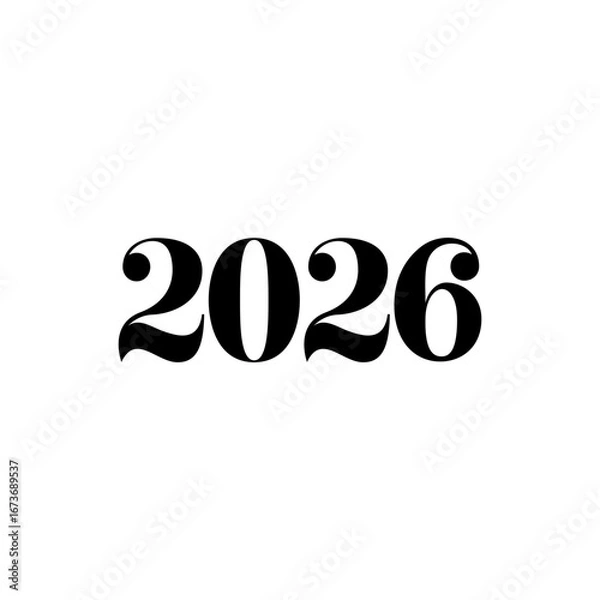 Obraz 2026 year icon