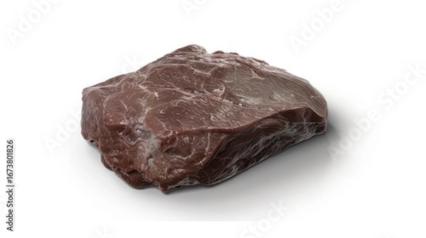 Fototapeta Raw beef steak closeup