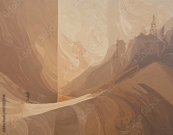 Fototapeta Brown Gradient Texture Background Chocolate, Caramel, and Earthy Hues